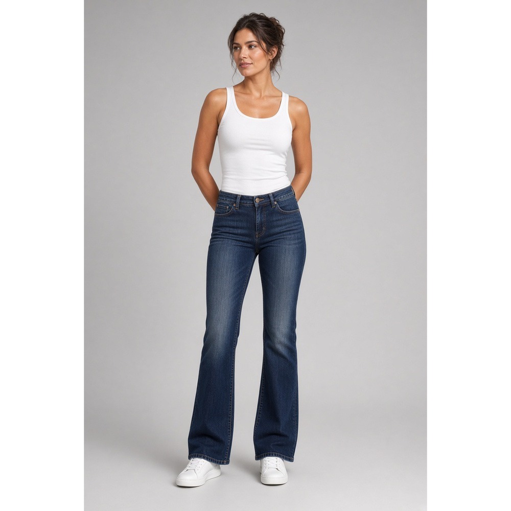 Buckle Black Fit No 53 Universal Fit Mid Rise BootCut Jeans Blue Women 26 NWT